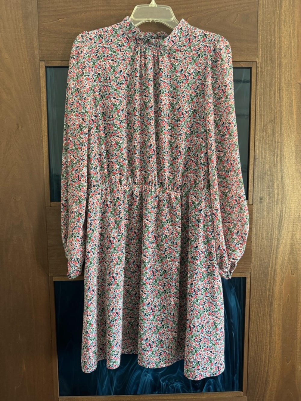 Boden Floral Long Sleeve Dress